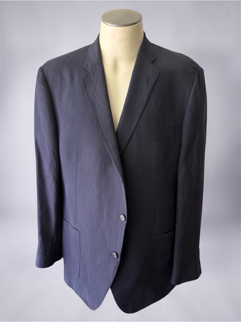 PAUL STUART Linen Silk Unlined 3-button Sport Coat Jacket Size 48 Tall/ Long